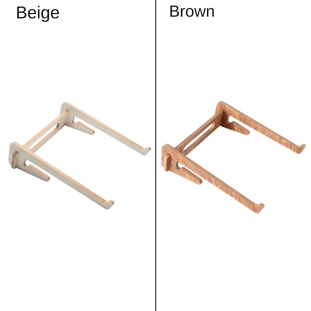 Ergonomik Ahşap Laptop Standı Laptop Yükseltici Dekoratif ve Tüm Modellerle Uyumlu