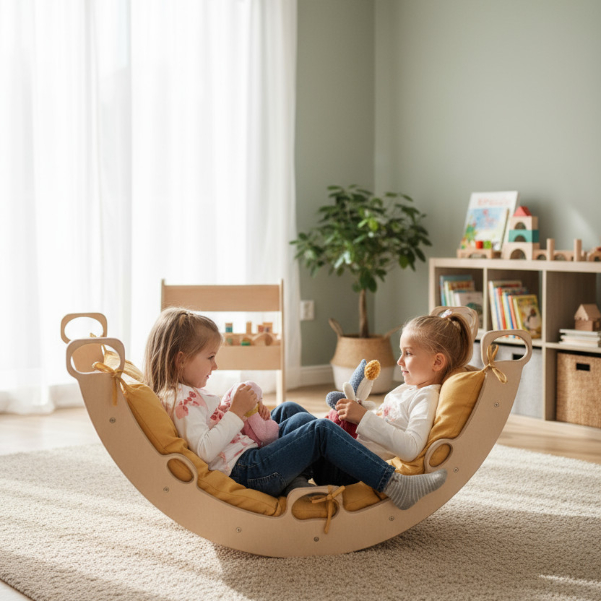 Montessori Arch Ve Organik Pamuklu Yastık