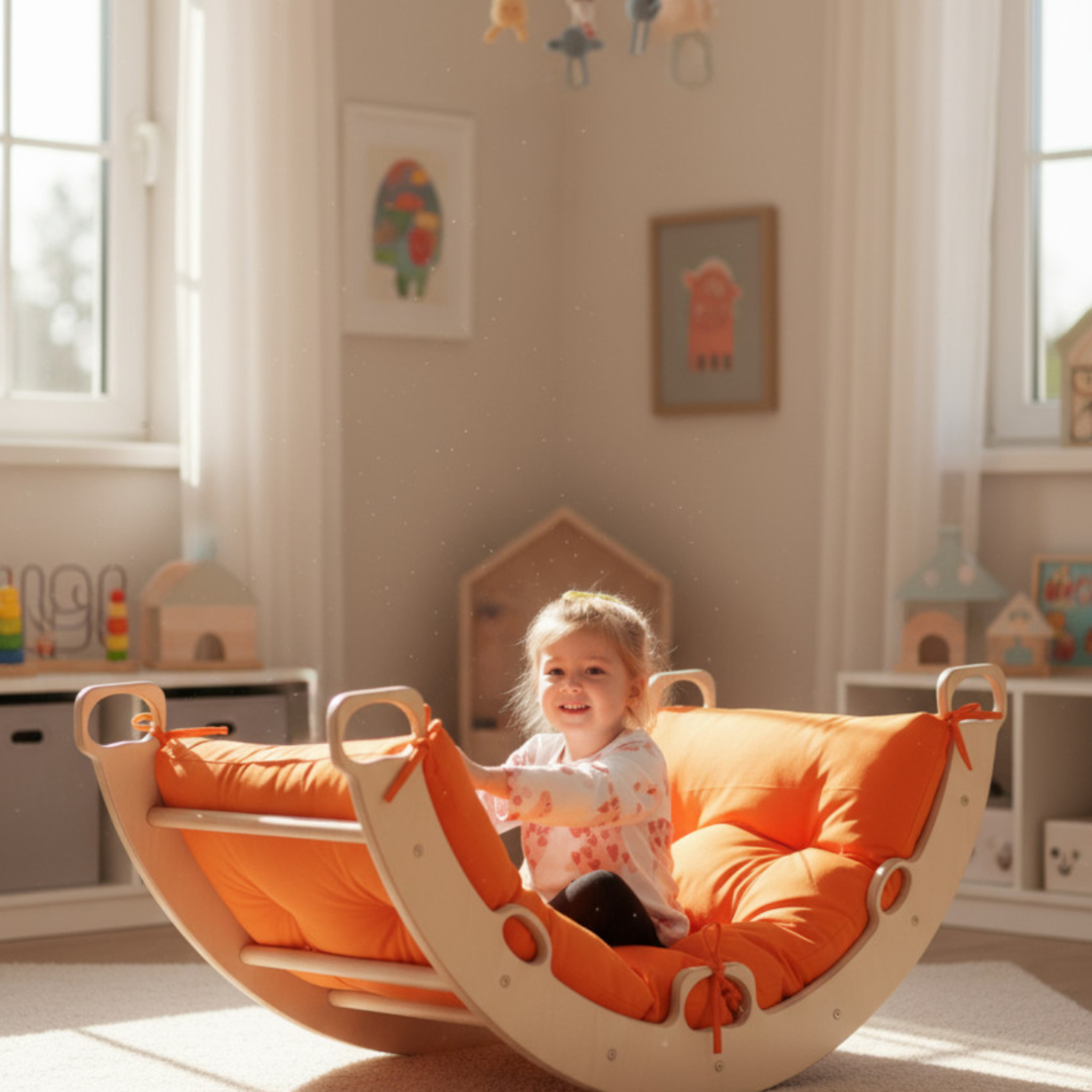 Montessori Arch Ve Organik Pamuklu Yastık