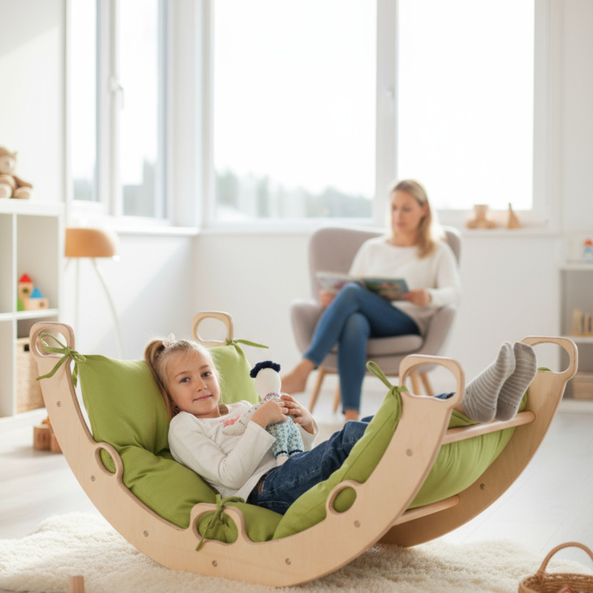 Montessori Arch Ve Organik Pamuklu Yastık