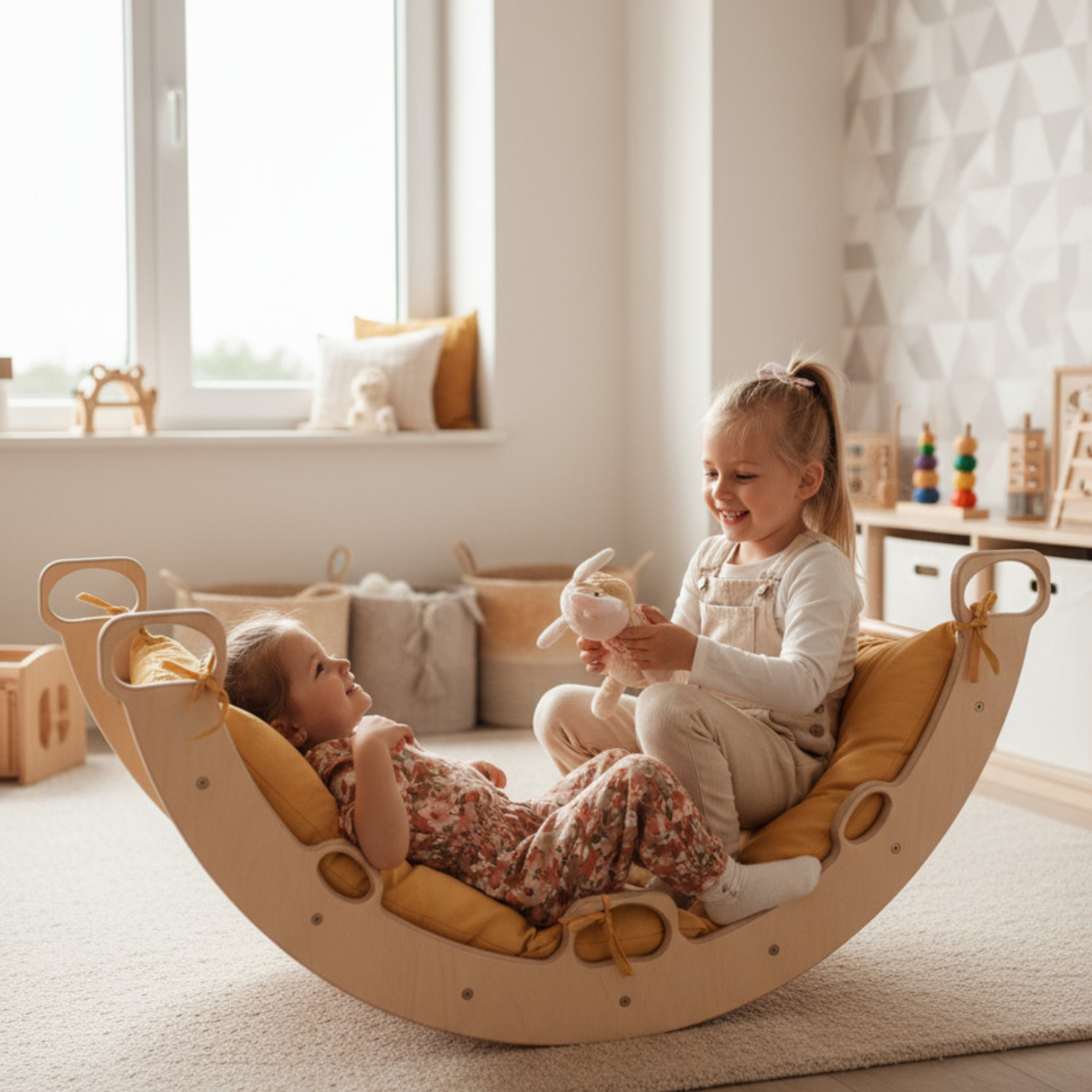 Montessori Arch Ve Organik Pamuklu Yastık