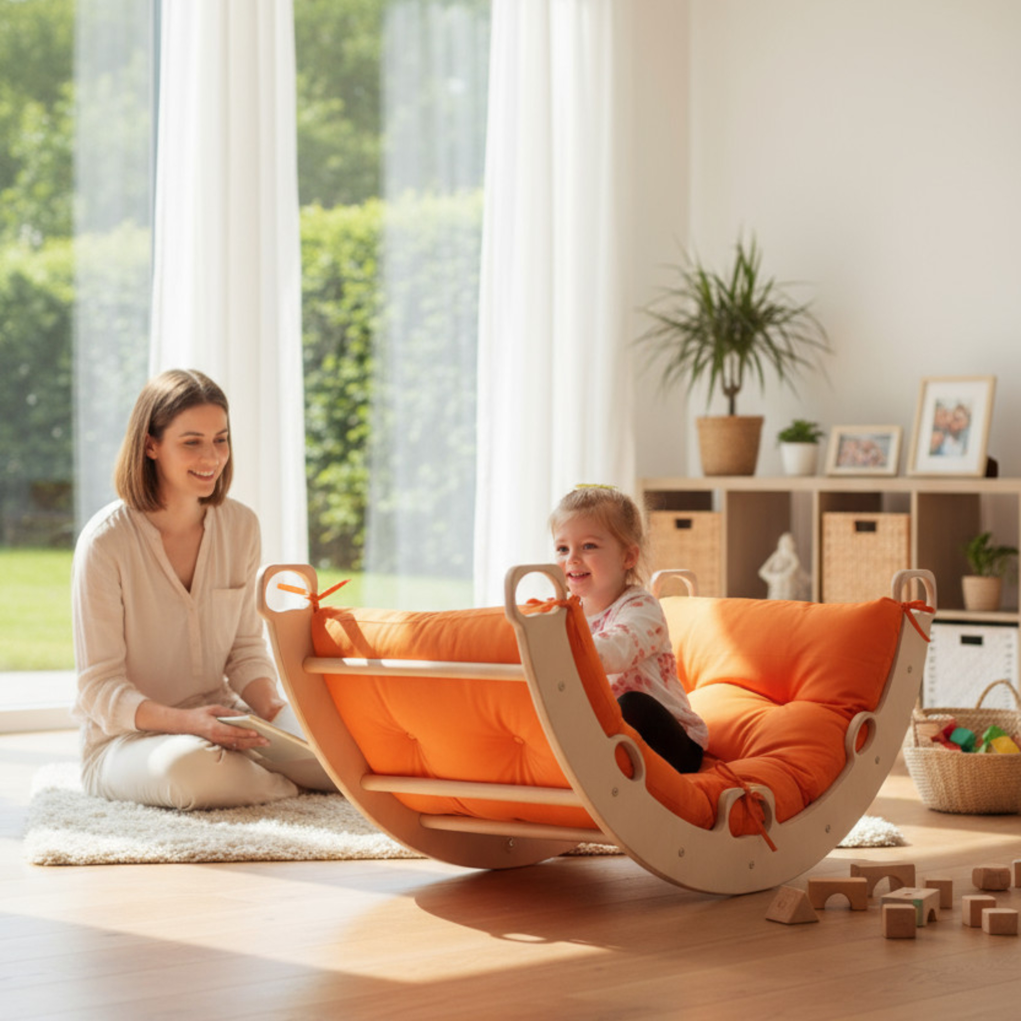 Montessori Arch Ve Organik Pamuklu Yastık