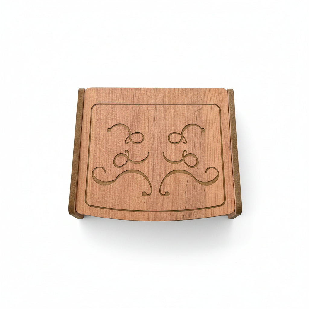 Aynalı Ahşap Makyaj Organizeri Dekoratif Şık ve Premium Tasarım