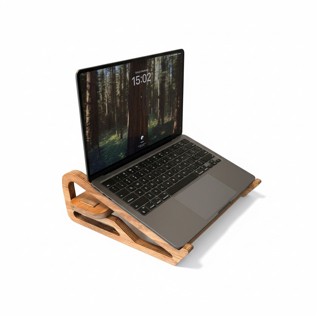 Dekoratif Laptop Standı Ergonomik Düzenleyici Organizer
