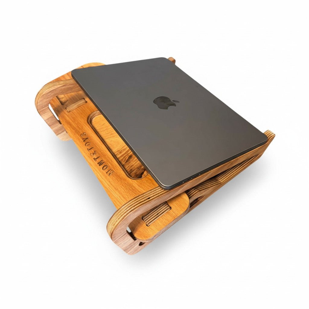 Dekoratif Laptop Standı Ergonomik Düzenleyici Organizer