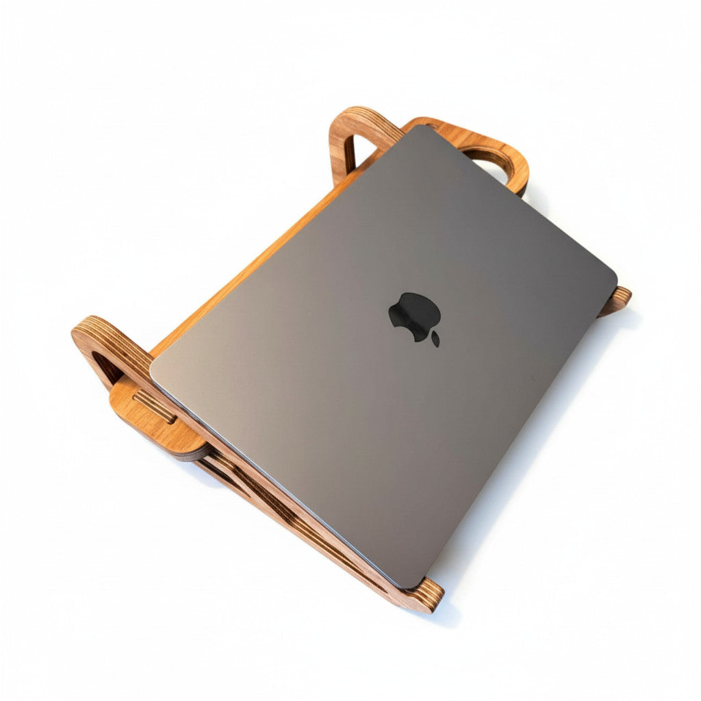Dekoratif Laptop Standı Ergonomik Düzenleyici Organizer